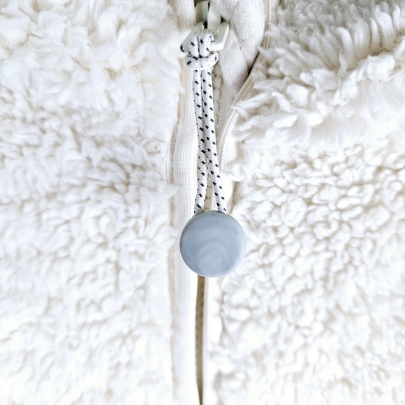 ATHLETA GIRL | plush full zip teddy sweater hoodie - Picture 3 of 8